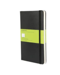 Moleskine Classic Notebook Hard Cover Plain 240pp 70gsm Large 130x210mm Black